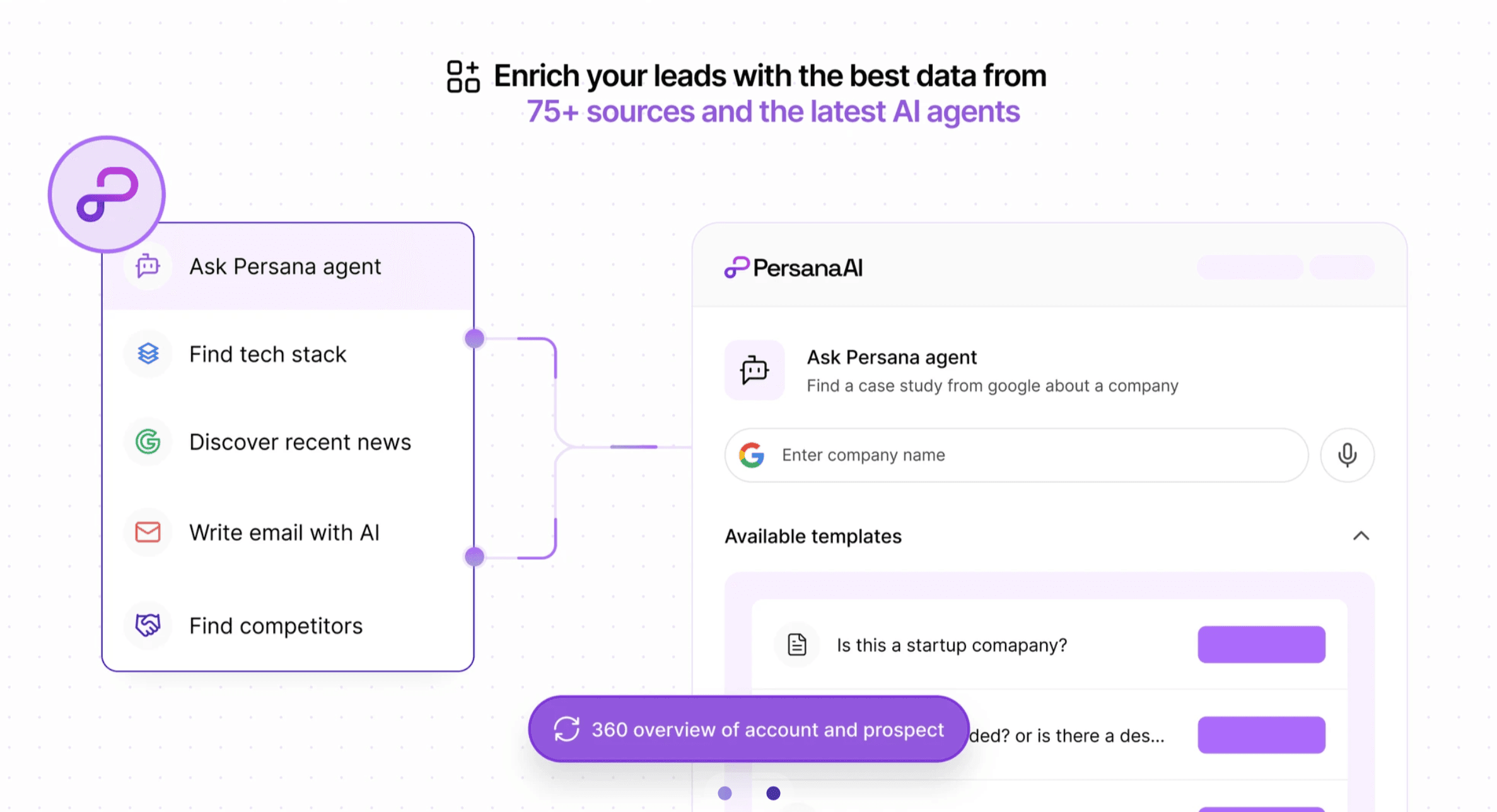 Persana AI platform with autonomous agent Nia for lead generation and outreach