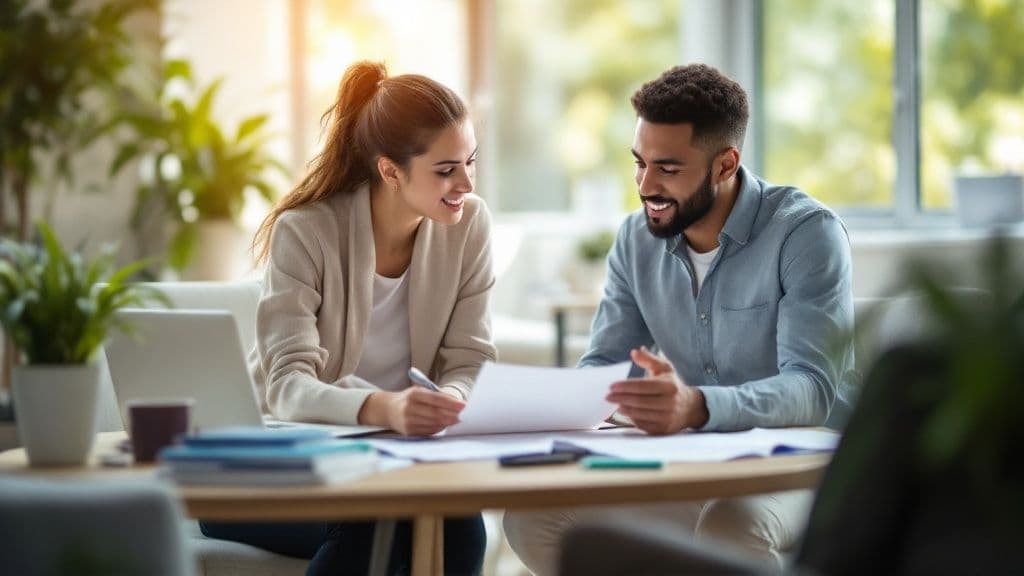 Sales rep building an action plan using the MEDDIC framework