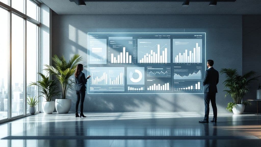 Sales team navigating data with a sales intelligence platform as their guide