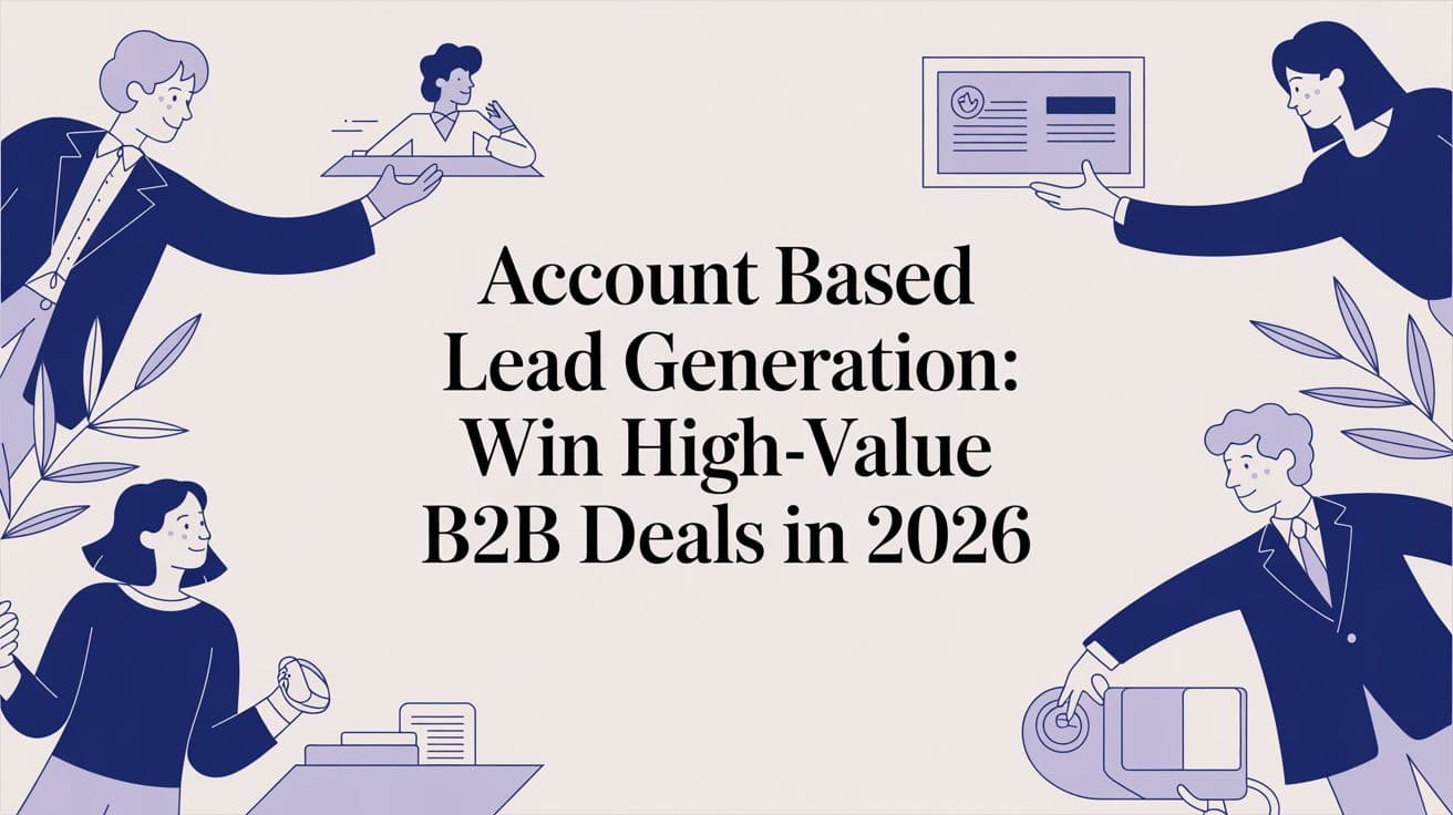 How to Win High-Value B2B Deals with Account-Based Lead Generation
