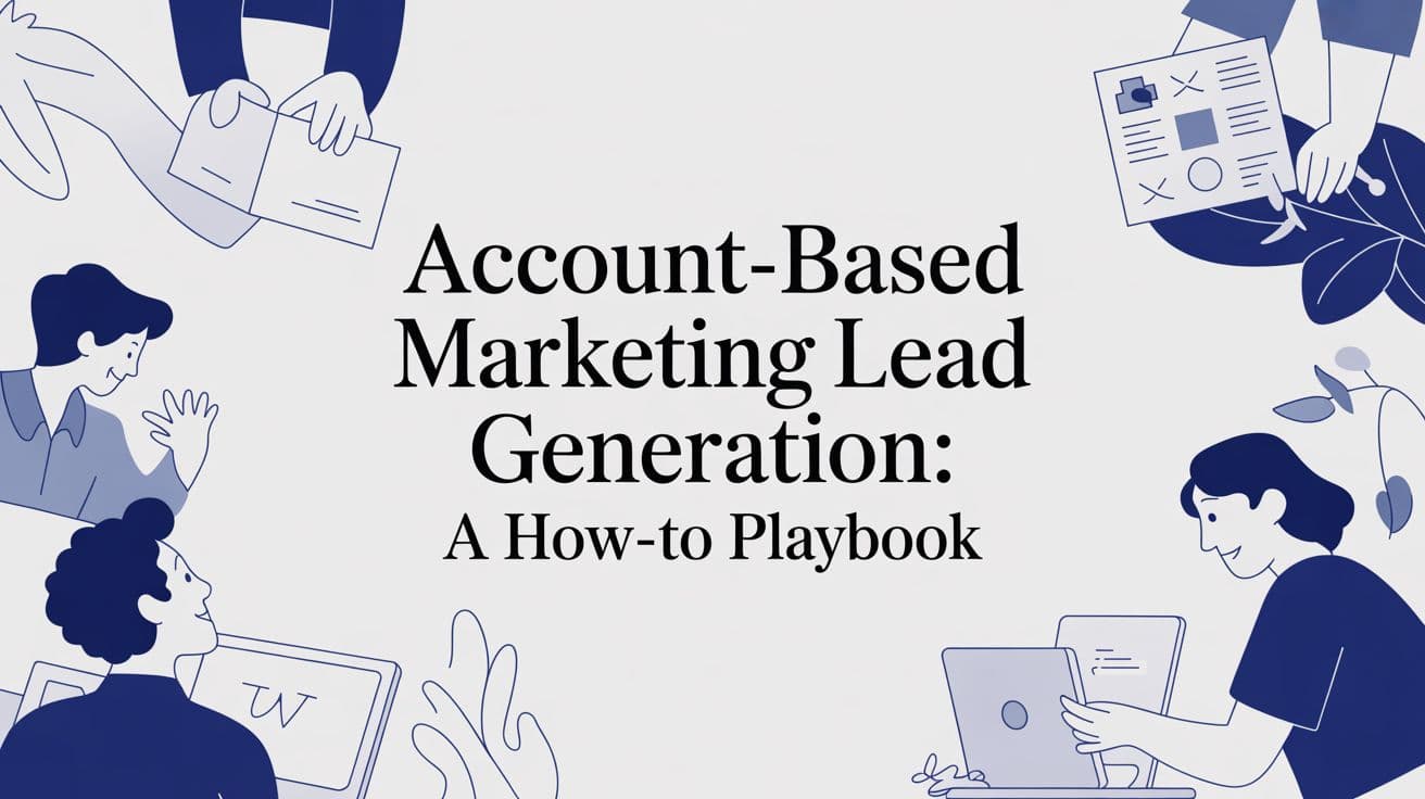 Account-Based Marketing Lead Generation: A How-To Playbook
