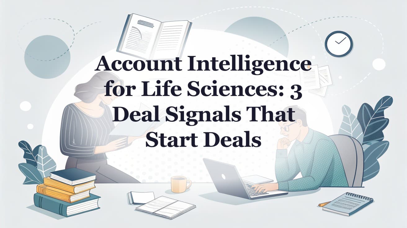 Account Intelligence for Life Sciences: 3 Deal Signals That Start Deals