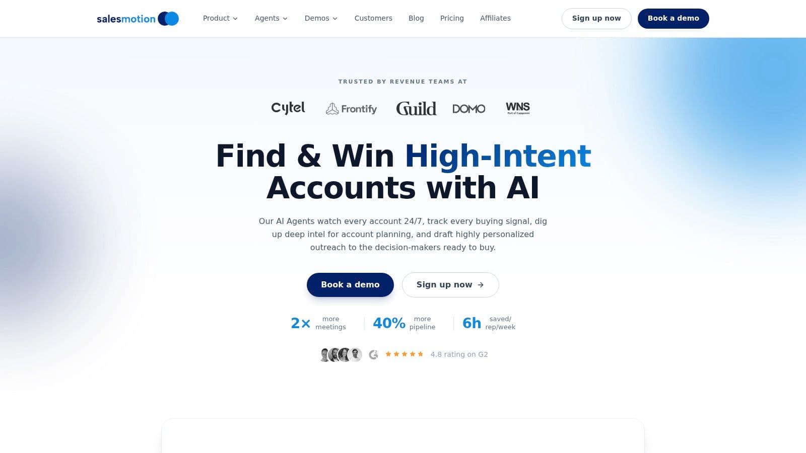 Screenshot from https://salesmotion.io