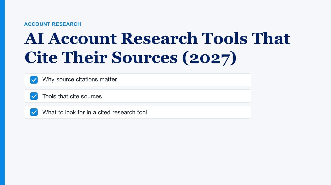 AI Account Research Tools That Cite Their Sources (2027)