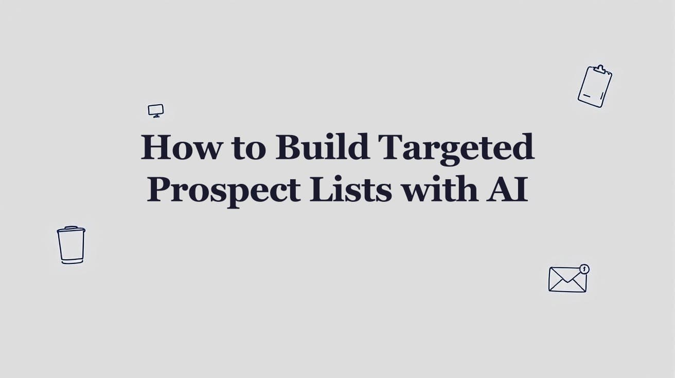 How to Build Targeted Prospect Lists with AI