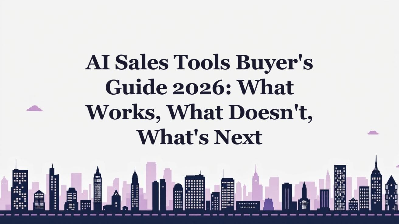 AI Sales Tools: The 2026 Buyer's Guide for B2B