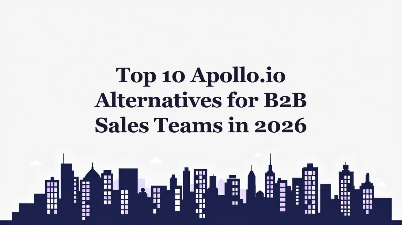 Top 10 Apollo.io Alternatives for B2B Sales Teams in 2026