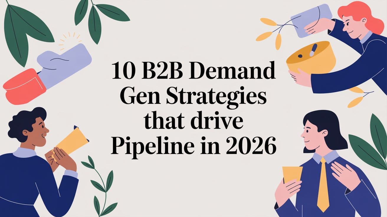 10 B2B Demand Gen Strategies That Drive Pipeline in 2026