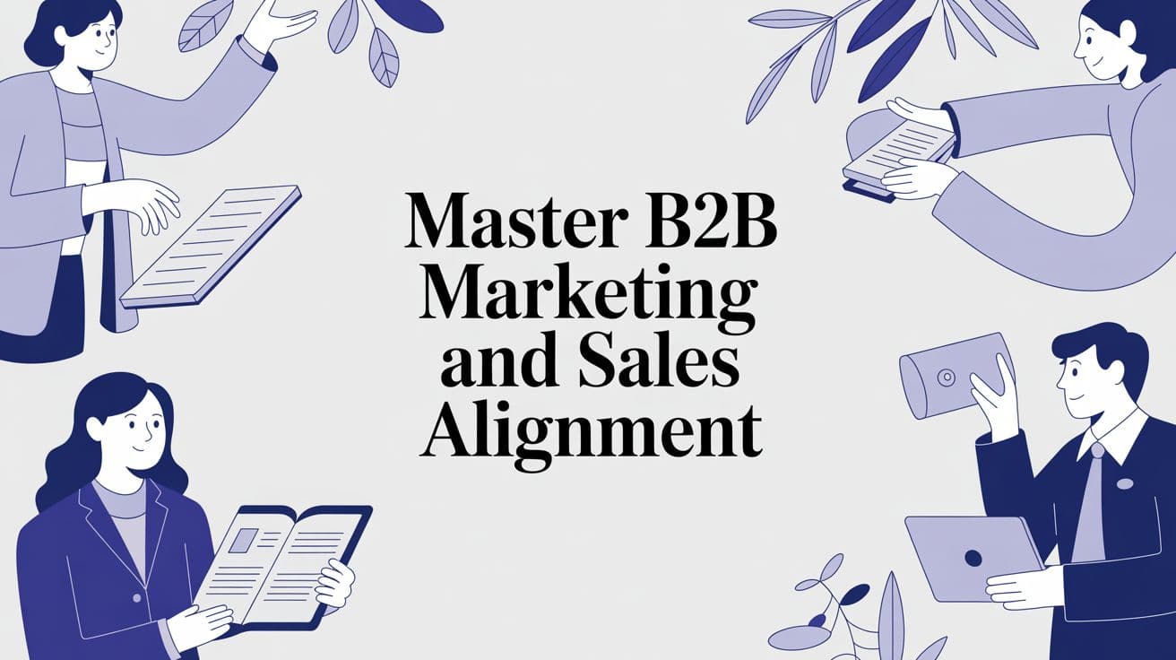 B2B Marketing and Sales Alignment: The Operating Model