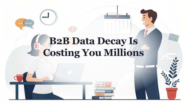 B2B Data Decay Is Costing You Millions: How to Build a Living Data ...