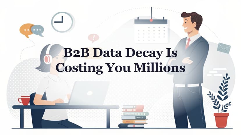 B2B Data Decay Is Costing You Millions: How to Build a Living Data ...