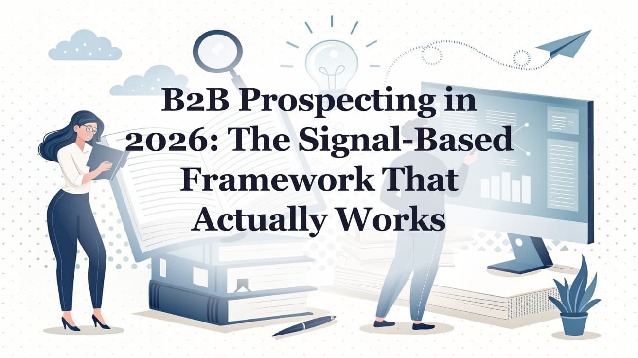 B2B Prospecting in 2026: The Signal-Based Framework That Actually Works
