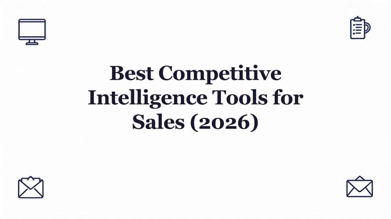 Best Competitive Intelligence Tools for Sales Teams (2026)