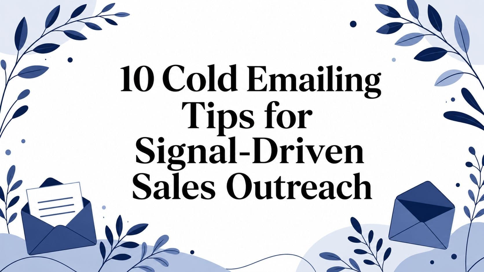 10 Cold Emailing Tips for Signal-Driven Sales Outreach