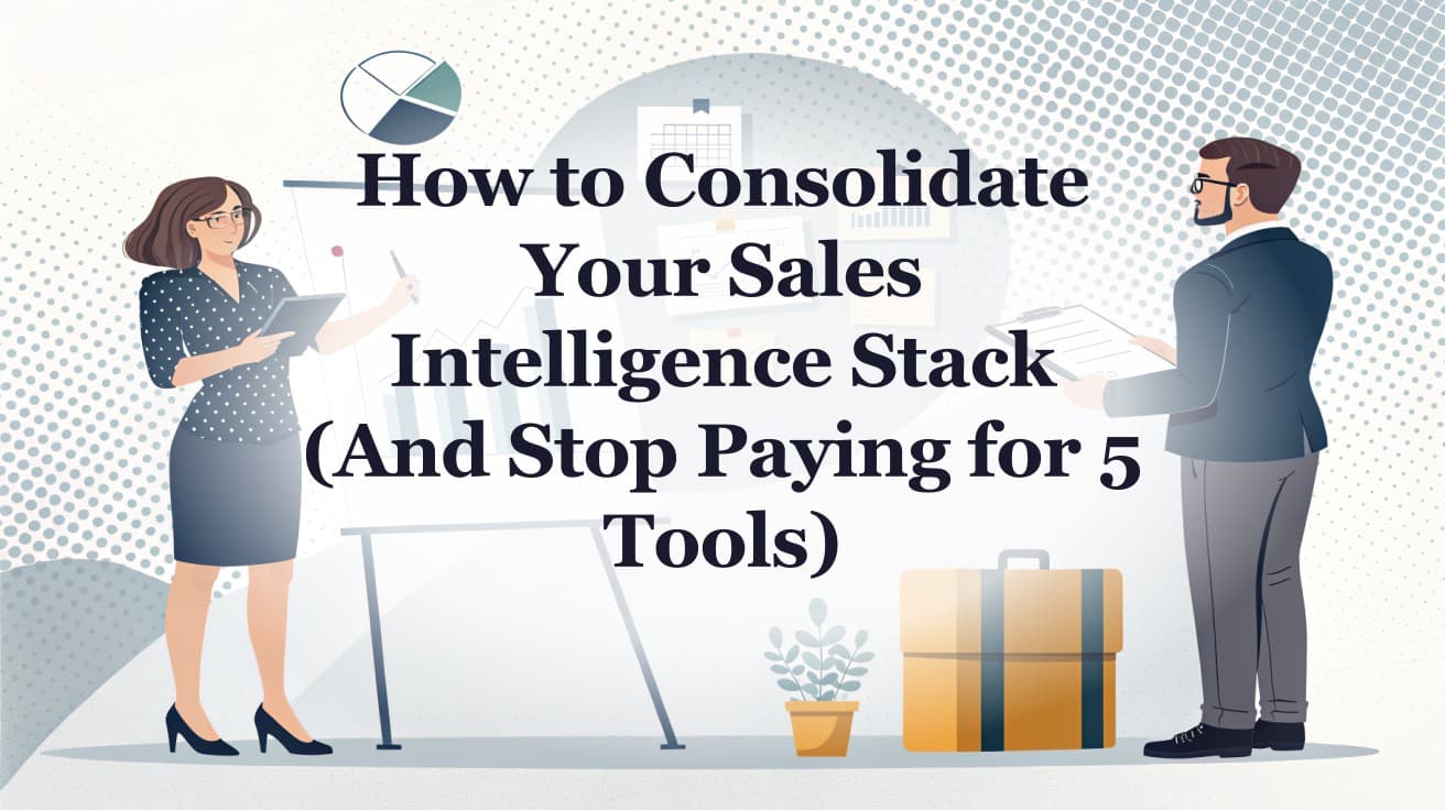 How to Consolidate Your Sales Intelligence Stack (And Stop Paying for 5 Tools)