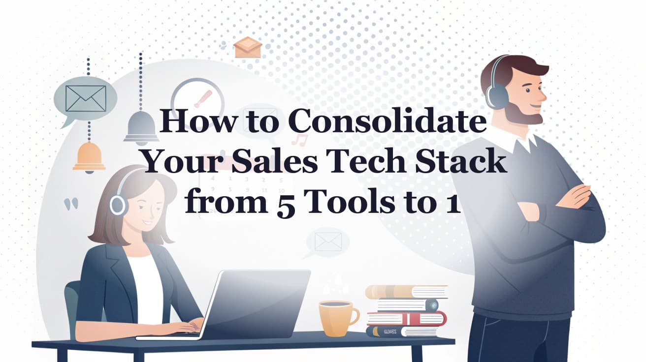 How to Consolidate Your Sales Tech Stack from 5 Tools to 1
