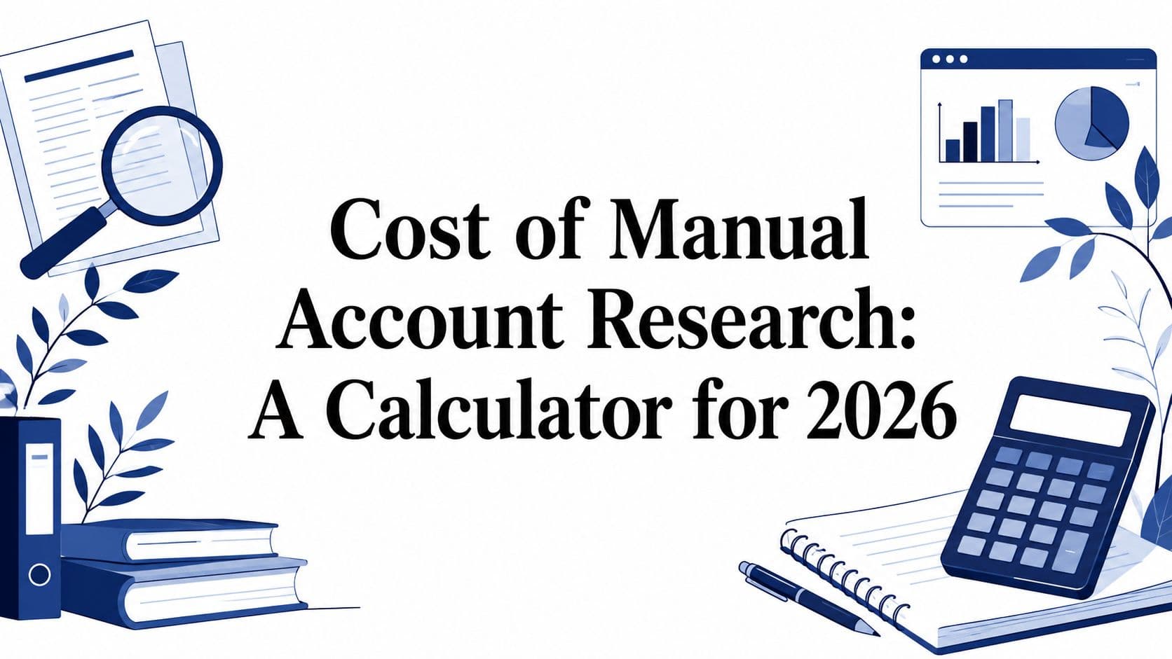 Cost of Manual Account Research: A Calculator for 2026