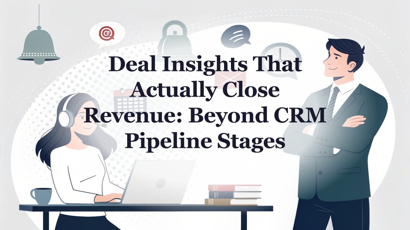 Deal Insights That Actually Close Revenue: Beyond CRM Pipeline Stages