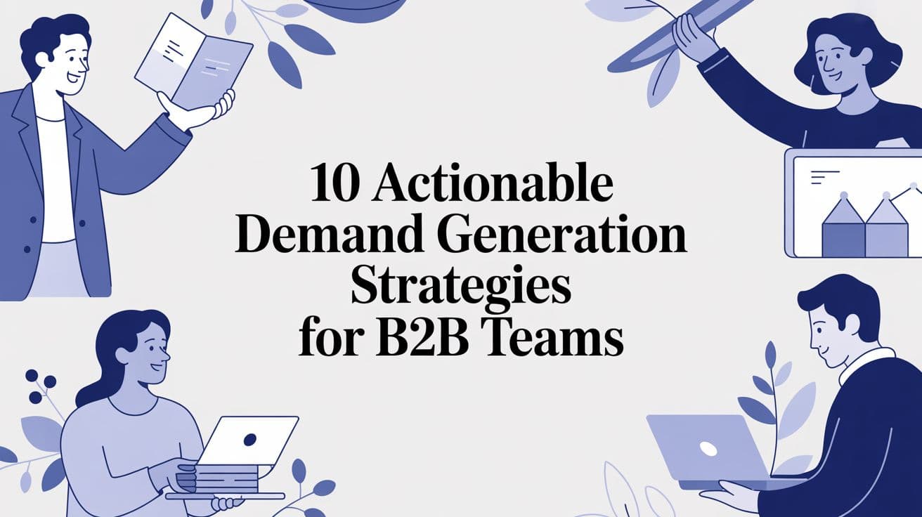10 Actionable Demand Generation Strategies for B2B Teams