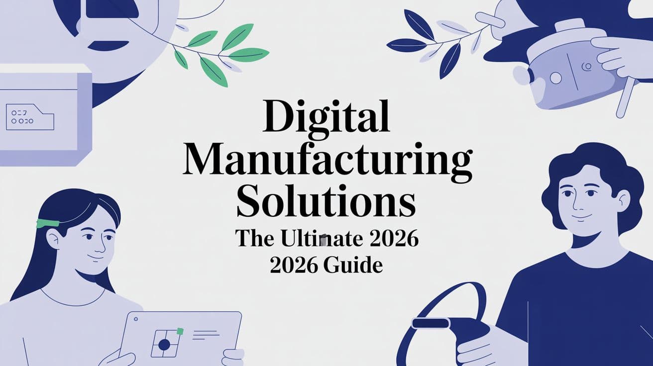 Digital Manufacturing Solutions The Ultimate 2026 Guide
