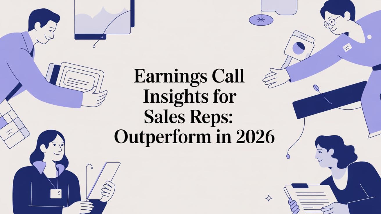 Earnings Call Insights for Sales Reps: Outperform in 2026