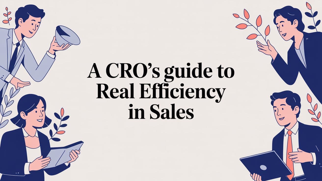A CRO's Guide to Real Efficiency in Sales
