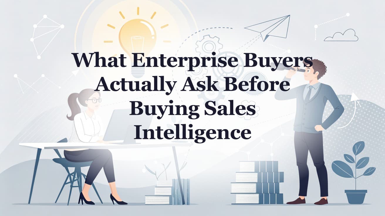 What Enterprise Buyers Actually Ask Before Buying Sales Intelligence (And Honest Answers)