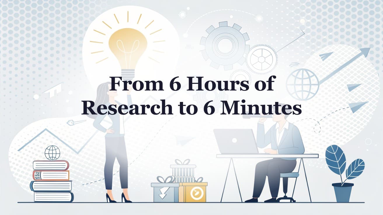 AI Account Research Results: Enterprise Before and After