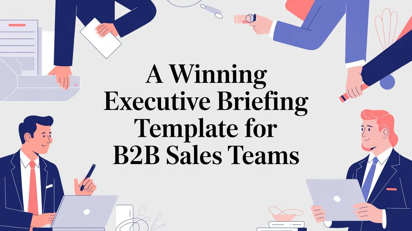 A Winning Executive Briefing Template for B2B Sales Teams