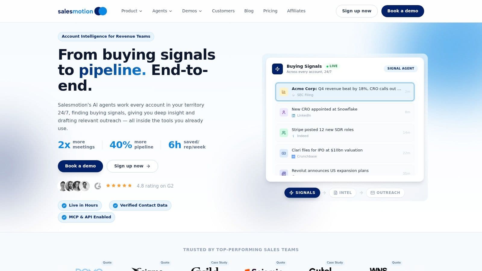Screenshot from https://salesmotion.io