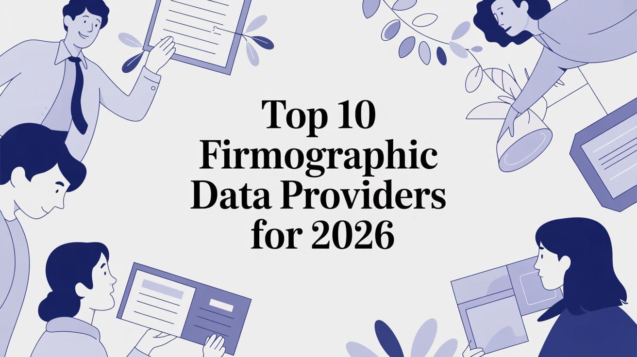 Top 10 Firmographic Data Providers for 2026