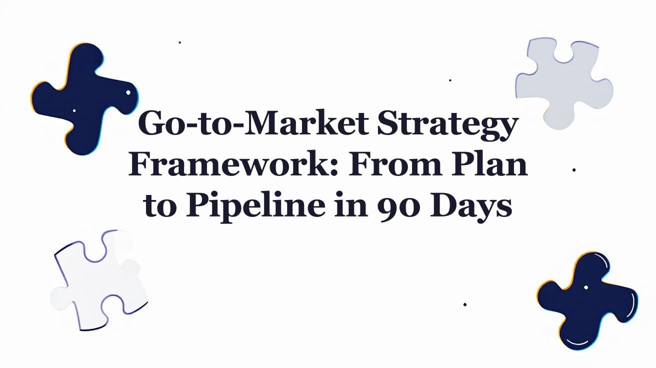 GTM Strategy Framework: Plan to Pipeline in 90 Days