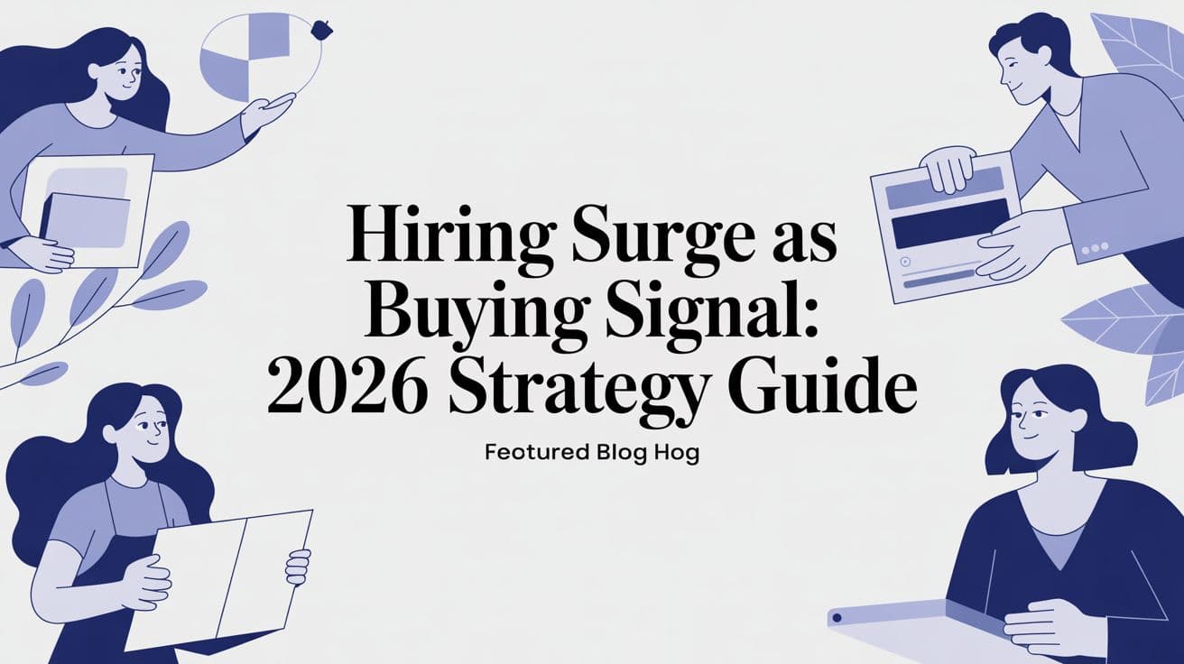 Hiring Surge as Buying Signal: 2026 Strategy Guide