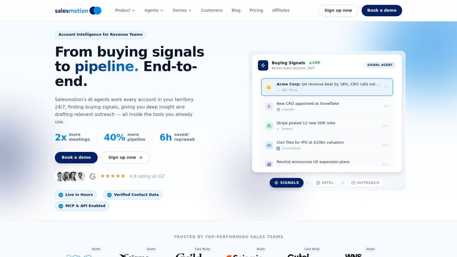 Screenshot from https://salesmotion.io