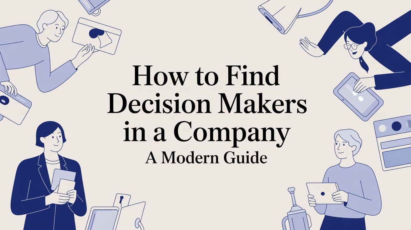 How to Find Decision Makers in a Company: A Modern Guide