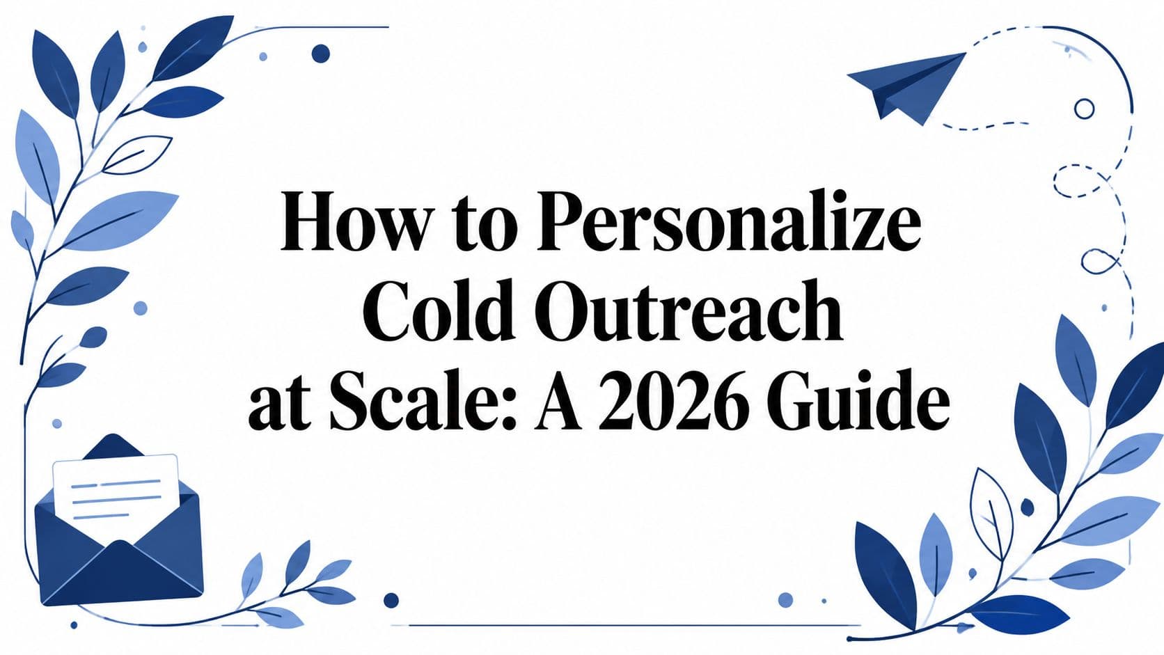 How to Personalize Cold Outreach at Scale: A 2026 Guide