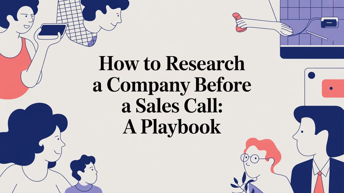 How to Research a Company Before a Sales Call: A Playbook