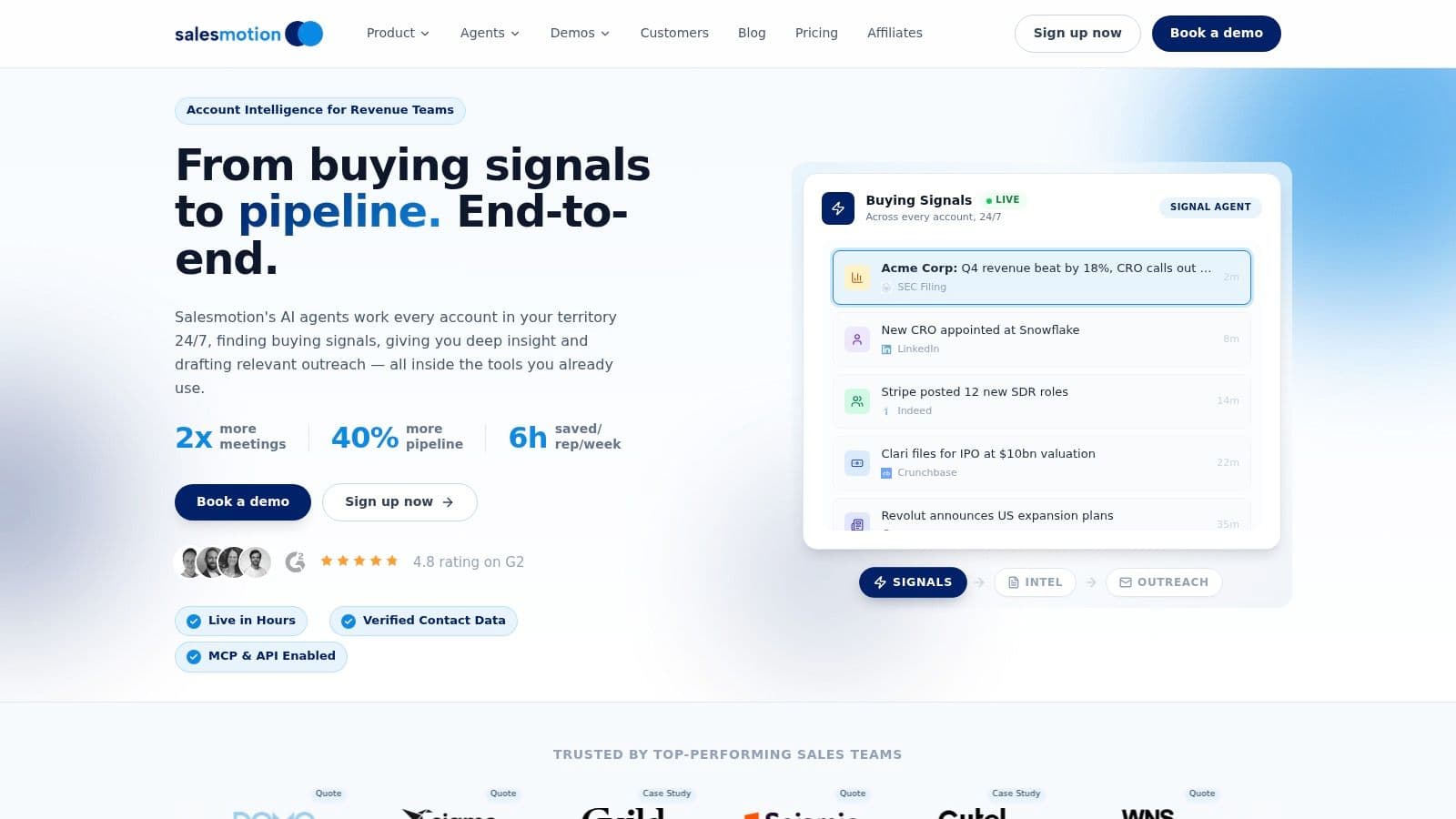 Screenshot from https://salesmotion.io