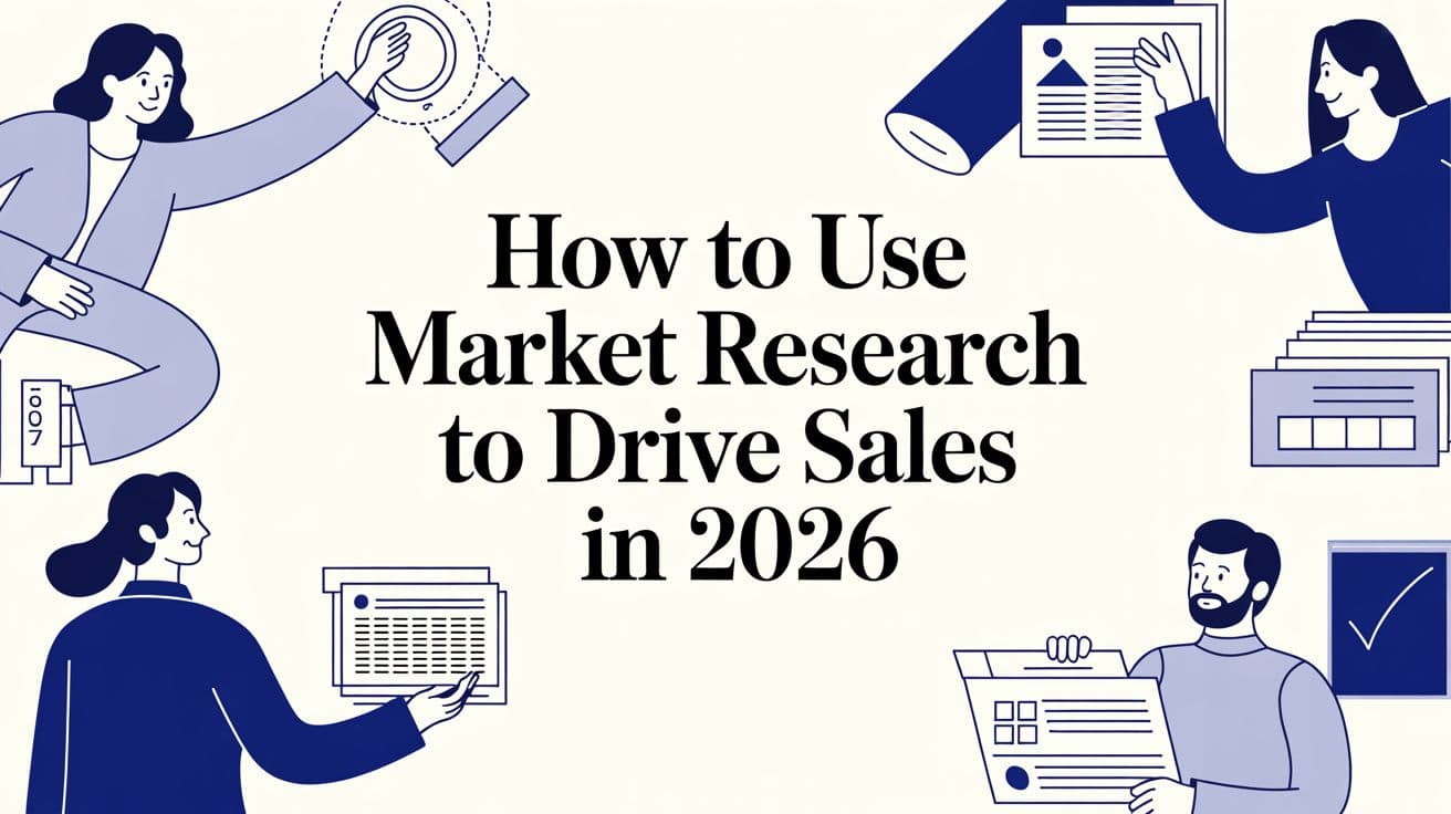 How to Use Market Research to Drive Sales in 2026