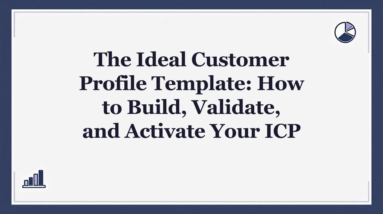 Ideal Customer Profile Template: Build and Activate Your ICP