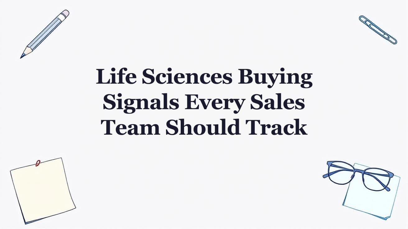 Life Sciences Buying Signals Every Sales Team Should Track