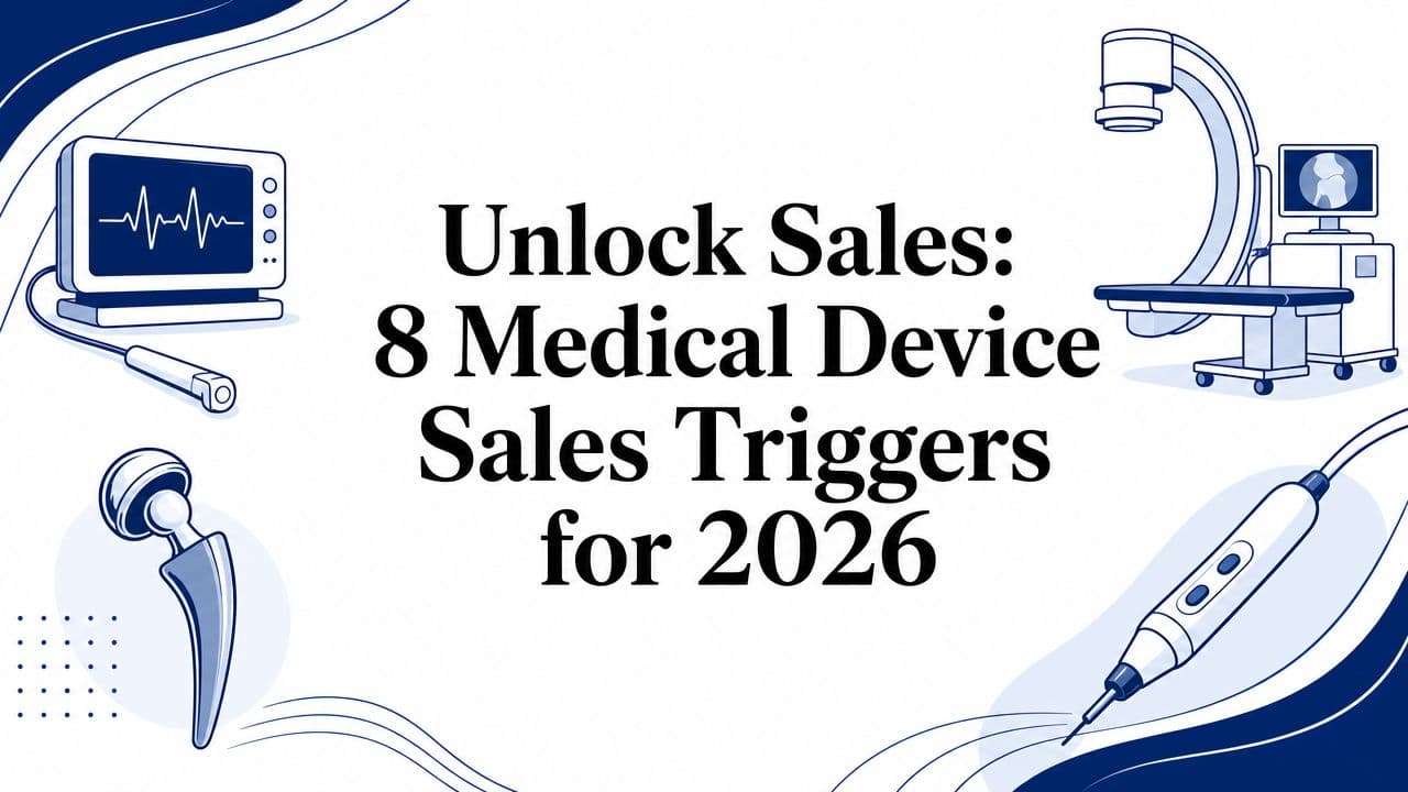 Unlock Sales: 8 Medical Device Sales Triggers for 2026