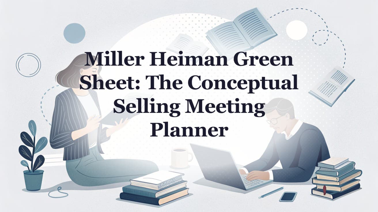 Miller Heiman Green Sheet: The Conceptual Selling Meeting Planner