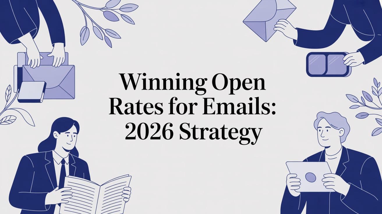 Winning Open Rates for Emails: 2026 Strategy