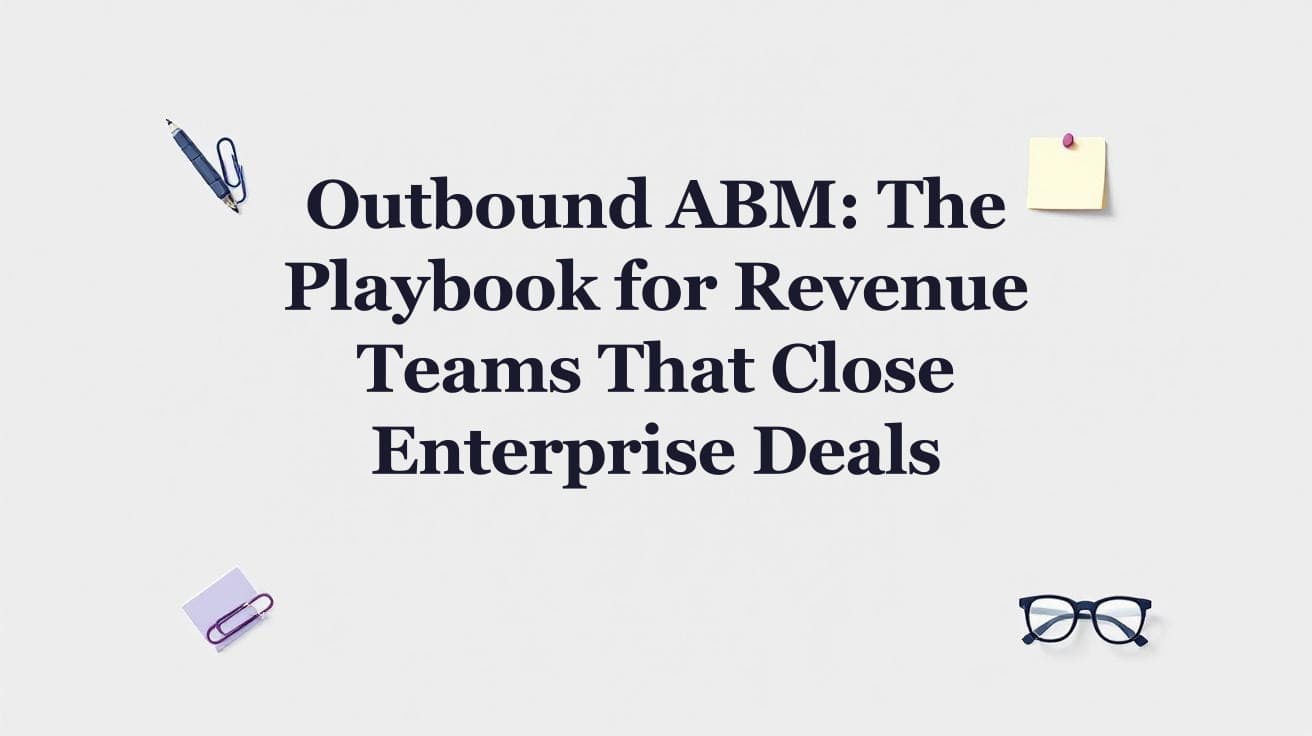 Outbound ABM Playbook for Enterprise Revenue Teams