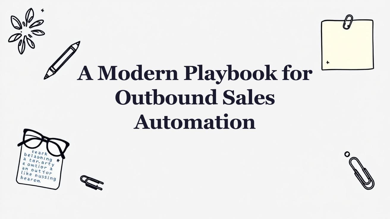 A Modern Playbook for Outbound Sales Automation