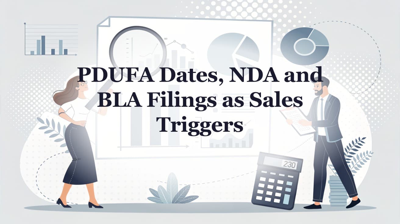 PDUFA Dates, NDA and BLA Filings as Sales Triggers