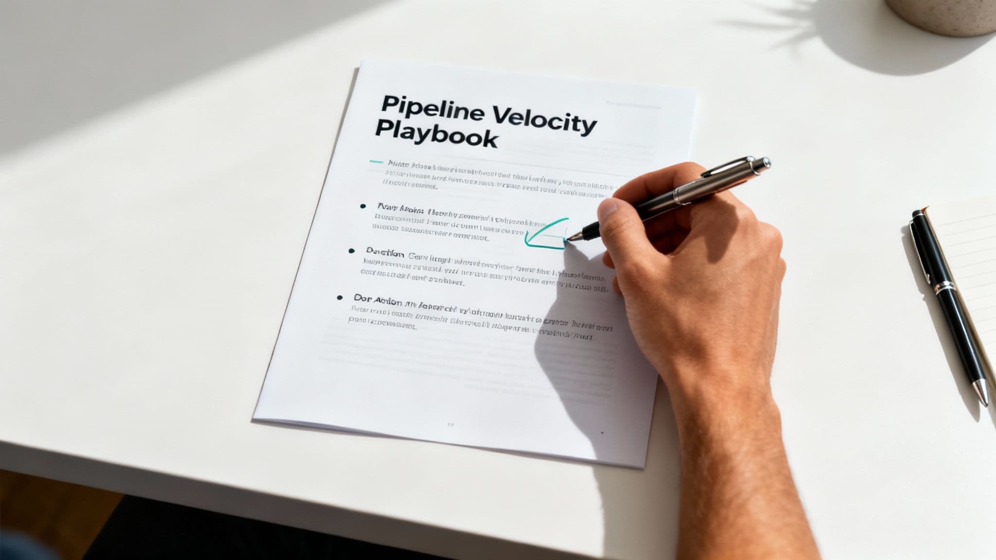 A person pointing at a whiteboard with charts and graphs, strategizing growth