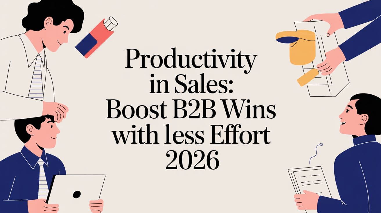 How to Boost Productivity in Sales and Drive B2B Wins