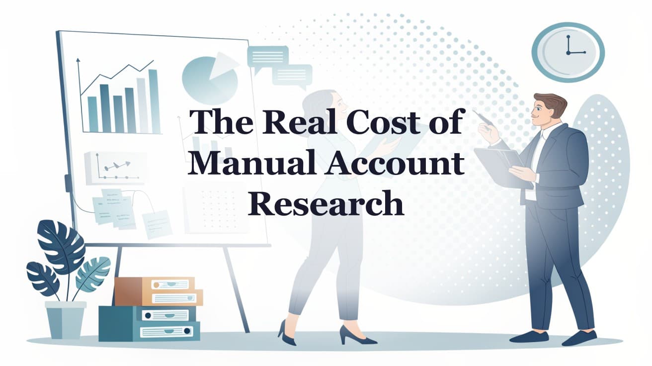 The Real Cost of Manual Account Research (And What Your Team Could Do Instead)